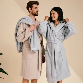 s.Oliver Frottierbademantel & grau - M/L