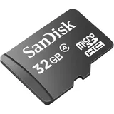 SanDisk microSDHC 32 GB Class 4 + SD-Adapter