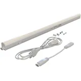Briloner Leuchten LED Unterbauleuchte »2379086 TOOK«, Leuchtmittel LED-Board LED fest integriert, LED Lichtleiste, 58,5x2,2x3cm, Weiß, 8W, Küche, Schrank, Unterschrank, schwarz