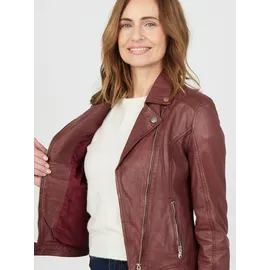 JCC Bikerjacke »Lederjacke 8167 rot