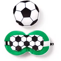 relaxeazzz Reisekissen mit Relaxeazzz Maske - Fußball
