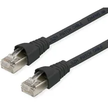 Telegärtner L00000A0077 Patchkabel CAT 6a S/FTP, schwarz