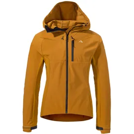 Schöffel Hybrid Jk Style Salza WMS, Fahrradjacke mit helmtauglicher Kapuze, windabweisend, atmungsaktiv & wasserdicht, leichte Jacke mit 4-Wege Stretch, chai, 38