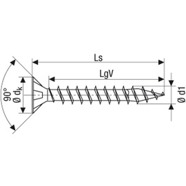 SPAX Universalschraube WIROX A9J 4CUT T-STAR plus T20 4x20mm, 1000er-Pack 1191010400205