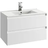 Space Waschtischunterschrank 147D08013 (80 x 46 x 50 cm, Weiß)