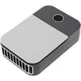 Mini-nackenventilator Zum Aufhängen Mit Verstellbarem Gurt, Usb-aufladbar, Leise, 3 Geschwindigkeitsstufen, Schwarz.