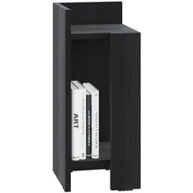Livetastic Nachtschrank Elos 27 x 60 x 25 cm Schwarz