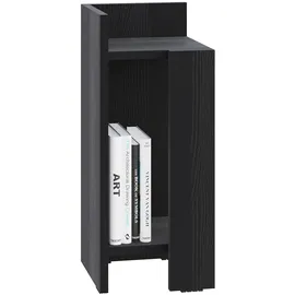 Livetastic Nachtschrank Elos 27 x 60 x 25 cm Schwarz