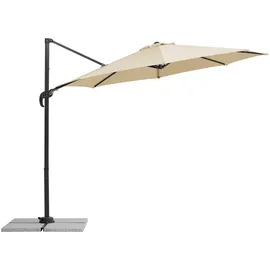 Schneider Schirme Rhodos Junior Ø 300 cm natur inkl. Ständer und Schutzhülle