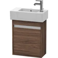 Duravit Ketho Waschtisch-Unterschrank KT6629L2121 45x22,5x55cm, wandhängend Tür links, nussbaum
