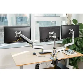 Logilink Monitorhalterung BP0052 für 3 Displays Silber