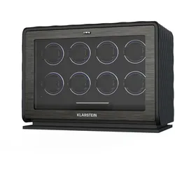 LuminousTime Uhrenbeweger   8 Uhren   viele Einstellungen   LED   10dB Schwarz