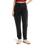 QUIKSILVER Funktionshose "Mom Denim", Damen, Gr. 25 (XXS), schwarz, Obermaterial: 100% Baumwolle., Hosen Funktionshose