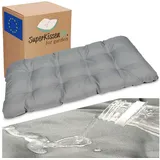 SuperKissen24. Bankauflage 120 x 50 cm grau 1 St.