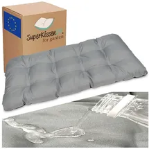 SuperKissen24. Bankauflage 120 x 50 cm grau 1 St.