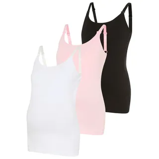NEUN MONATE Umstandsshirt NEUN MONATE "3er Pack Umstands Tops", Damen, Gr.