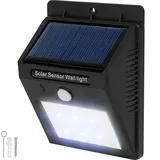 Tectake tectake® Solarlampe mit Bewegungsmelder 9,7 x 5,1 x 12,4 cm