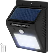 Tectake tectake® Solarlampe mit Bewegungsmelder 9,7 x 5,1 x 12,4 cm