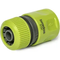 Bradas Schlauchkupplung 1/2" mit Stop Lime Edition