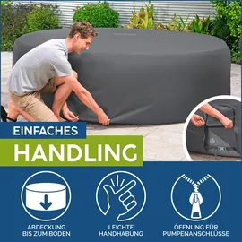 BESTWAY LAY-Z-SPA Xtras EnergySense Plus Thermo-Komplettabdeckung Ø 236 x 71 cm, rund