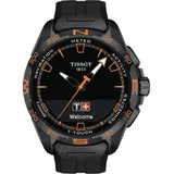 TISSOT T-Touch Connect Solar 47,5 mm Silikonarmband Schwarz T121.420.47.051.04