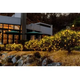 Sygonix SY-5596928 Solar-Lichterkette LED Schwarz, Standard-Grün (seidenmatt)