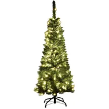 Costway Künstlicher Weihnachtsbaum grün 135 cm