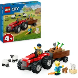 LEGO City Traktor mit Anhänger - Bauernhof Spielset für Kinder 60461