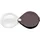 Eschenbach Optik Einschlaglupe Classic mit 3,5X-Vergrößerung und Linsendurchmesser 50mm - mit rundem Lederetui in Burgunderrot - Made in Germany