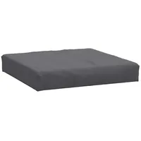 VidaXL Palettenkissen Melange Anthrazit 60x60x9,5 cm Stoff