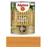 Alpina Holzschutzlasur Alpina Holzlasur 2,5 L Lasur Außen Zaun Schutz Mittelbraun BEULE, Farbintensive Pigment - wetterbeständig braun