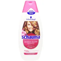 Schauma Shampoo SEIDEN-KAMM 400ml Rosen-Öl stumpfes schwer kämmbares Haar