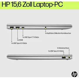 HP 15-fd0060ng Intel Core i5-1334U 16 GB RAM 1 TB SSD FreeDOS Natural Silver