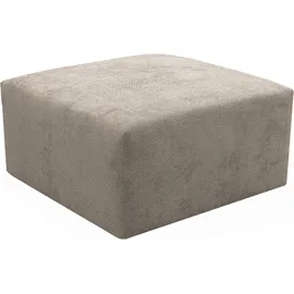 werk2 Hocker Zeus-XL Polyester 80 x 41 x 80 cm Braun