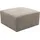 werk2 Hocker Zeus-XL Polyester 80 x 41 x 80 cm Braun