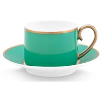 Pip Studio Espressotasse 0,12 l Gold-Grün