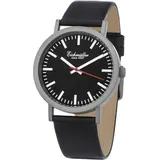 EICHMÜLLER Bahnhofsuhr 1741-04 Leder 40 mm 1741-04