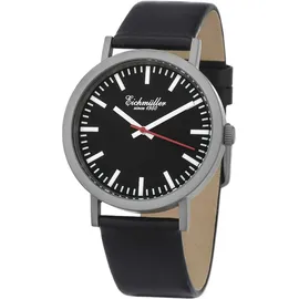 EICHMÜLLER Bahnhofsuhr 1741-04 Leder 40 mm 1741-04