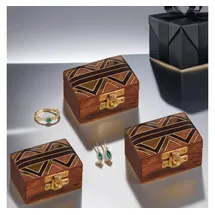 Marrakesch Orient & Mediterran Interior Schmuckboxen Dajat 3er Set