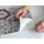 Queence Fliesenaufkleber QUEENCE "Muster", grau, B:15cm H:15cm T:0,1cm, Fliesenaufkleber, Stickerfliesen, selbstklebend, Sticker, 12er Set