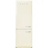 FAB38LCR6 Retro Design Kühlschrank im Stil der 50er Jahre - 70 cm breit - Farbe Creme - Linksansch