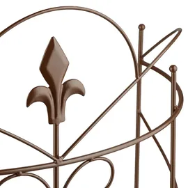 Relaxdays Staudenhalter 59,5 x 53 cm Braun