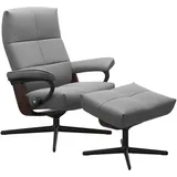 Stressless Sessel | David Cross Base Batick Wild Dove Matt Schwarz Braun