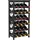 Vevor Weinregal 6-stöckig 36 kg 36 x 24 x 90 cm Schwarz