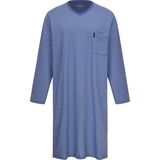 Ammann Ammann, Herren, Pyjama, Herren-Nachthemd "EXTRA LIGHT COTTON", Blau, (54)