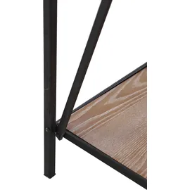 GUTMANN FACTORY Alcott Standregal 114 x 35 x 78 cm Schwarz