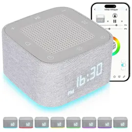shop'n smile ideoon White Noise Wecker silber/weiß