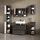 livinity Badschrank Ronco, Anthrazit Hochglanz, 30 x 59 cm