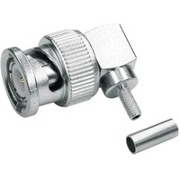 Telegärtner J01000A0010 J01000A0010 BNC-Steckverbinder Stecker, gewinkelt 50Ω 1St.
