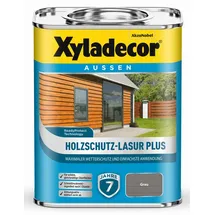 Xyladecor Holzschutz-Lasur Plus Grau 0,75 l